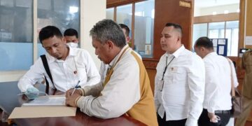 Unit Tipidkor Satreskrim Polres Aceh Tengah Geledah Kantor Dinas Perdagangan