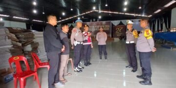 Piket Pawas Patroli Ke KIP, Gudang Logistik Dan Cek Personil Pengamanan