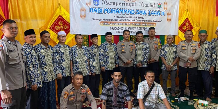 Pemerintah Gampong Peukan Langsa Memperingati Maulid Nabi Muhammad SAW 1446 /H Tahun 2024