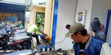 300 Knalpot Brong Sitaan Razia Sepekan Dimusnahkan Satlantas Polrestabes Makassar