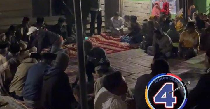 Antusias Masyarakat Kampung Alur Putih Memenangkan Paslon Alaidin- Anda Suhada Nomor 4