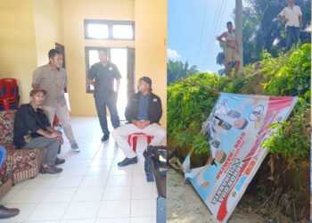 Diduga Faktor Iri, Baliho Paslon Nomor 01 Oyon – Hamzah Dirusak OTK 