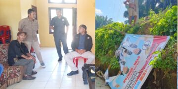 Diduga Faktor Iri, Baliho Paslon Nomor 01 Oyon – Hamzah Dirusak OTK 