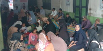 Paslon Nomor Urut 3 Shabela – Eka Saputra Silahturahmi Dengan Masyarakat Bale Atu