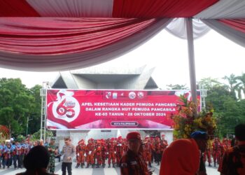 Apel Kesetiaan Kader Pemuda Pancasila Dalam Rangka HUT Pemuda Pancasila ke-65