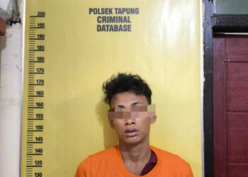 Ancam Supir Truk CPO Gunakan Sajam, Pelaku Tak Berkutik Ditangkap Satreskrim Polres Kampar