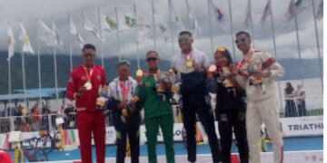 Triathlon Jawa Timur Raih Kemenangan Meraih 4 medali emas, 2 Perak, 1 Perunggu