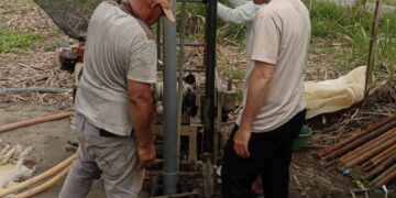 Pemerintahan Kampung Simpang 4 Rejewali Bangun 2 Sumur Bor Untuk Warga Dusun Berawang 