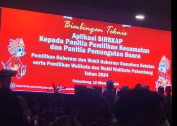 KPU Kota Palembang Menggelar Bimtek Aplikasi SIREKAP Bersama PPS Dan PPK 