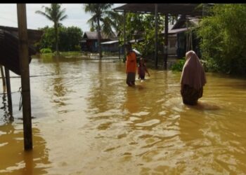 Akibat Banjir 16 Warga Singkil Dilaporkan Mengungsi