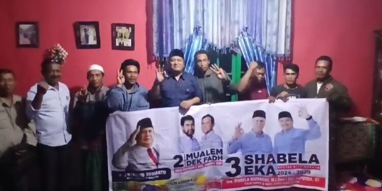 Calon Wakil Bupati Eka Saputra Bersilaturahmi Bersama Masyarakat Damar Mulyo