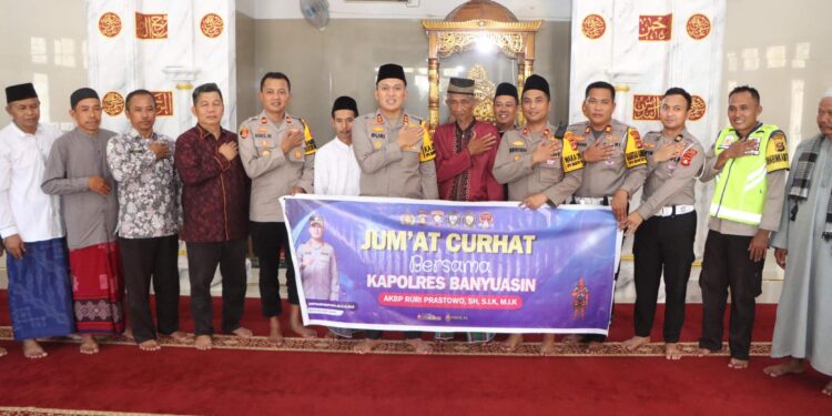 Safari Jum’at Di Masjid Al Mu’min, Ini Imbauan Cooling System Kapolres Banyuasin