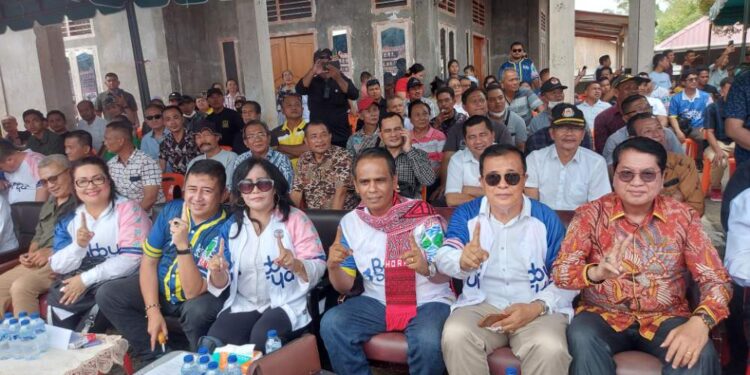 Ketua Tim Palito Maruli Siahaan Hadiri Acara Deklarasi Relawan Bobby-Surya Di Nias