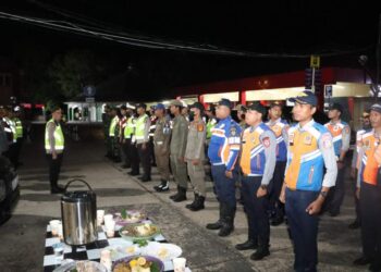 Polres Banyuasin Gelar Patroli Skala Besar Cipta Kondisi Menjelang Pilkada 2024