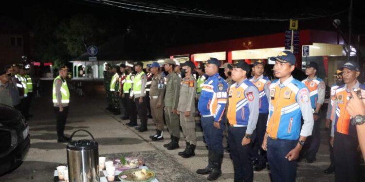 Polres Banyuasin Gelar Patroli Skala Besar Cipta Kondisi Menjelang Pilkada 2024