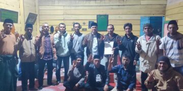 Penyerahan SK Pemenangan Mulo Jadi Wih Ilang Oleh Paslon 03 Shabela Abu Bakar