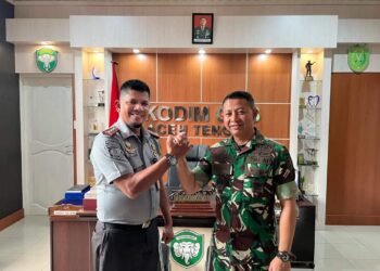 Jalin Sinergi Dan Kolaborasi, Kepala Rutan Takengon Kunjungi Kodim 0106 Aceh Tengah