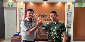 Jalin Sinergi Dan Kolaborasi, Kepala Rutan Takengon Kunjungi Kodim 0106 Aceh Tengah