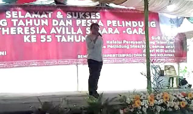 Romi Purba Ajak Jemaat Gereja St.Theresia Avila Dukung Paslon Bupati Deliserdang Dr. Asriluddin Tambunan-Lomlom Suwondo