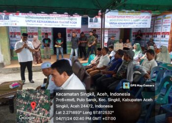 Misi Tuntaskan Jalan Singkil-Trumon Dan Penanganan Banjir Jadi Agenda Bustami Hamzah Ke Singkil