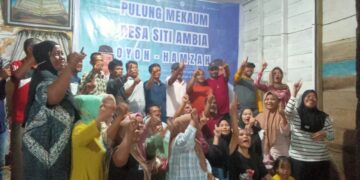 Pulung Mekaum Desa Siti Ambia, Warga Berharap Oyon-Hamzah Lanjutkan Pembangunan 
