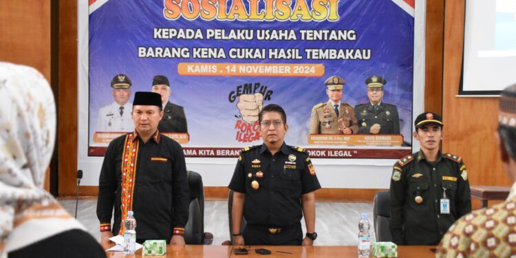 Sosialisasi Barang Kena Cukai Dalam Rangka Pemberantasan Rokok Ilegal Kabupaten Aceh Tengah