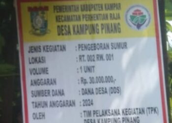 Inspektorat Kampar Diminta Cross Check Penggunaan ADD 3 Tahun Di Desa Kampung Pinang