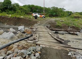 BPBD Aceh Tengah Terjun Langsung Ke Lokasi Jembatan Gegarang – Pasir Putih