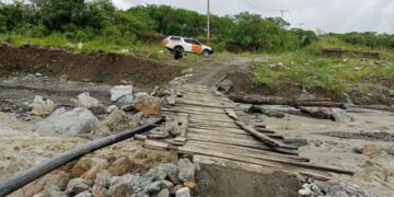 BPBD Aceh Tengah Terjun Langsung Ke Lokasi Jembatan Gegarang – Pasir Putih 