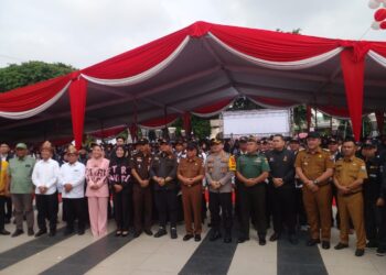 Apel Siaga Pencoblosan Pilkada Serentak, Pasangan Calon Walikota Dan Wakil Walikota Palembang