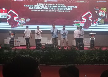 Tenang Dan Santun, Asri Ludin-Lom Lom Dominasi Debat Ketiga Paslon Bupati Deli Serdang