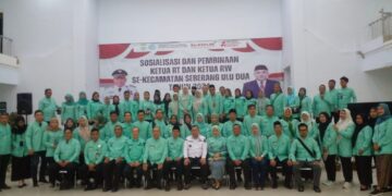 Sosialisasi Pemilu Damai Bagi RT Dan RW Se-Kecamatan Seberang Ulu II Kota Palembang