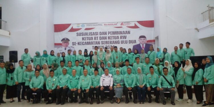 Sosialisasi Pemilu Damai Bagi RT Dan RW Se-Kecamatan Seberang Ulu II Kota Palembang