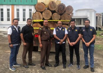 Penyidik Polda Aceh Serahkan Dua Tersangka Illegal Logging Ke Jaksa