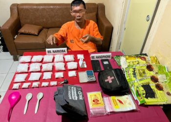 Mantap! Satresnarkoba Polres Kampar Berhasil Tangkap Bandar Narkoba 1,2 Kilo Lebih