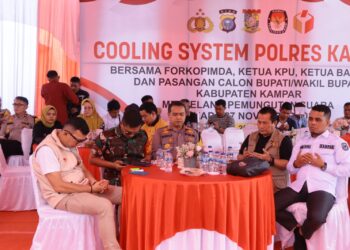 Kapolres Kampar Jalin Silaturahmi, Dorong Pilkada Damai Dan Demokratis