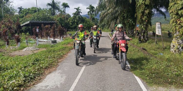 Polres Aceh Tenggara Dan Polsek Bersama TNI Patroli Gabungan Menuju Pilkada Damai