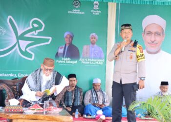 Hadiri Maulid Nabi, Kapolres Aceh Tengah Minta Ulama Dan Masyarakat Dukung TNI-Polri Jaga Kamtibmas Di Pilkada