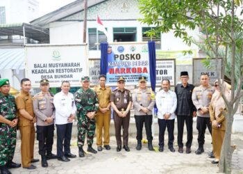 Kapolres Aceh Tamiang Luncurkan Kampung Bebas Narkoba Di Karang Baru
