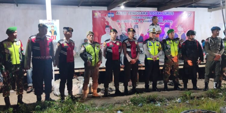 Polres Aceh Tenggara Gelar Patroli Bersama TNI Dan Satpol PP Jelang Pilkada Damai