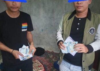 Viral…! Warga Tangkap Diduga Pelaku Money Politik Paslon 02 Di Asam Peutek Kota Langsa