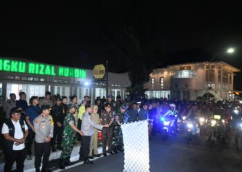 Pj Gubernur Sumut Bersama Forkopimda Lepas Patroli Skala Besar Dan Tinjau Kesiapan Pilkada