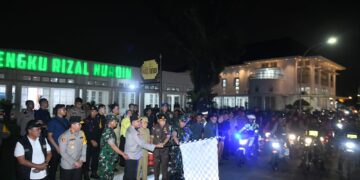 Pj Gubernur Sumut Bersama Forkopimda Lepas Patroli Skala Besar Dan Tinjau Kesiapan Pilkada