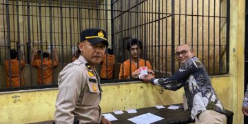 Polres Kampar Fasilitasi Tahanan Di Rutan Untuk Ikut Nyoblos Pilkada 2024