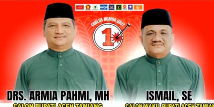 Pilkada Aceh Tamiang ARMIA FAHMI- ISMAIL Menang.