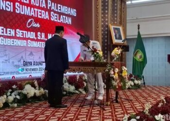 Pelantikan Dan Pengambilan Sumpah Jabatan Pj Walikota Palembang Tahun 2024