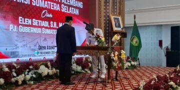 Pelantikan Dan Pengambilan Sumpah Jabatan Pj Walikota Palembang Tahun 2024