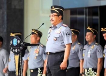 Pegawai Kantor Imigrasi Takengon Mengikuti Apel Besar Desa Binaan Imigrasi