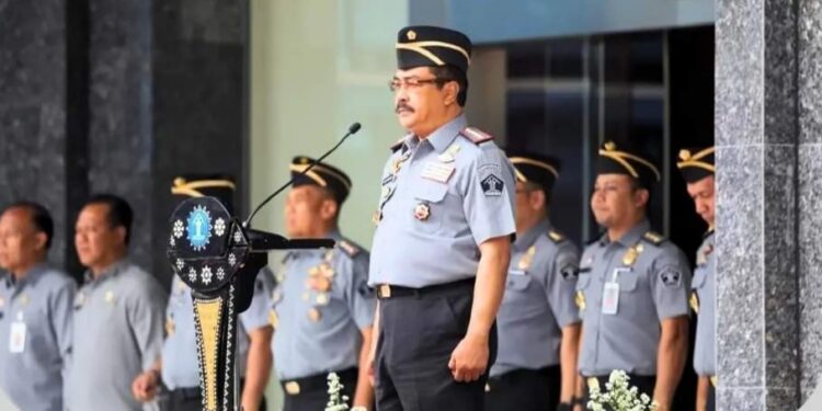 Pegawai Kantor Imigrasi Takengon Mengikuti Apel Besar Desa Binaan Imigrasi