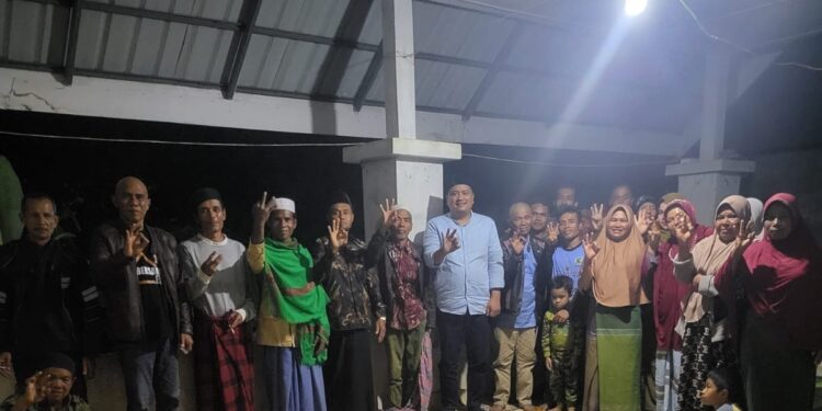 Calon Wakil Bupati Eka Saputra Silahturahmi Dengan Masyarakat Arul Gading